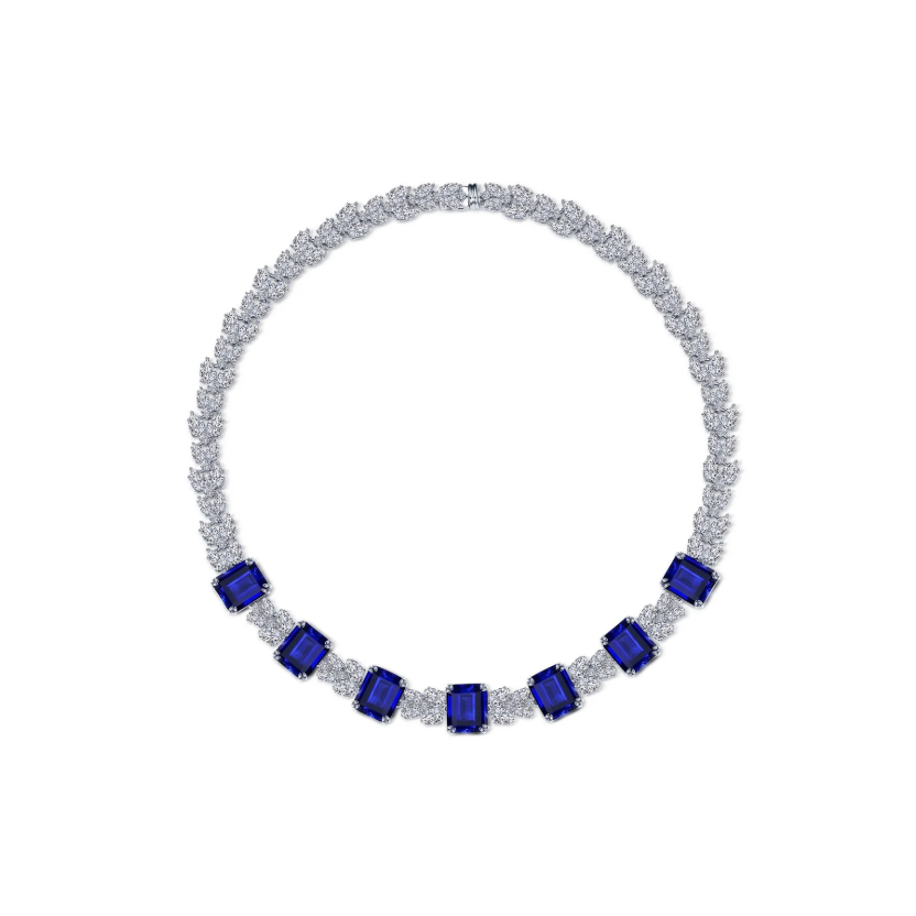 60.89 CTW Regal Choker Necklace