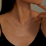 Graduated Tennis Necklace