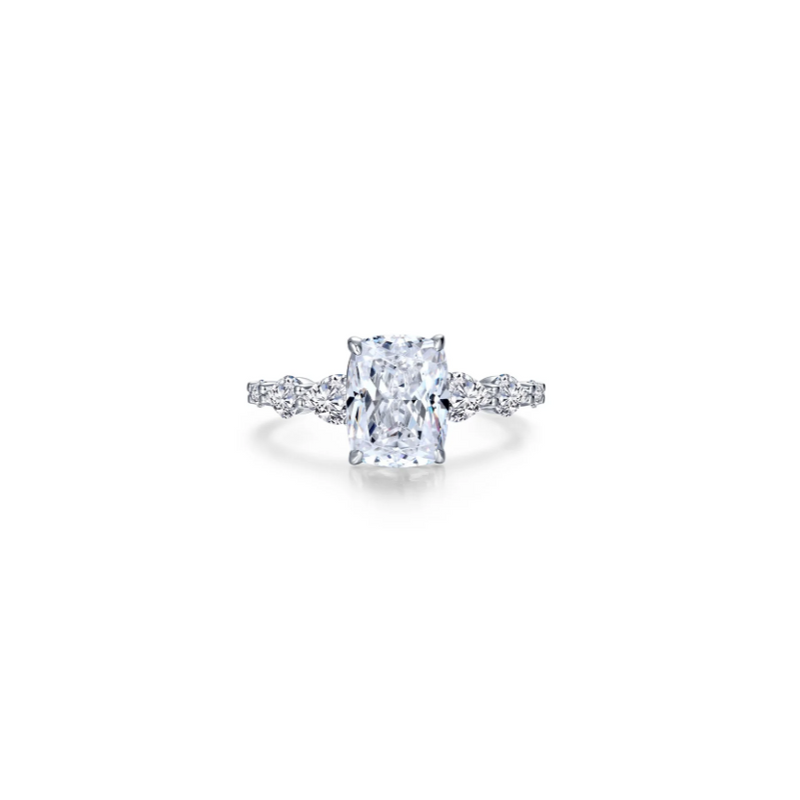 4.81 CTW Cushion-Cut Solitaire Ring