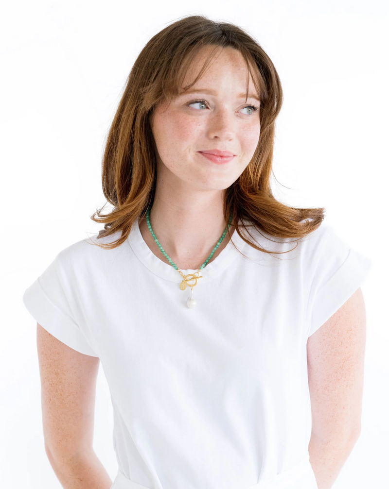 Katie Necklace - Emerald