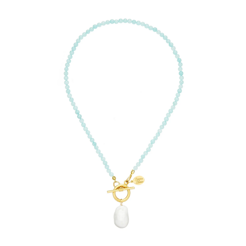 Katie Necklace - Aqua