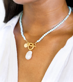 Katie Necklace - Aqua