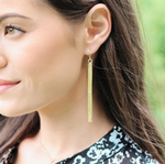 Gold 3Bar Earring Contemporary