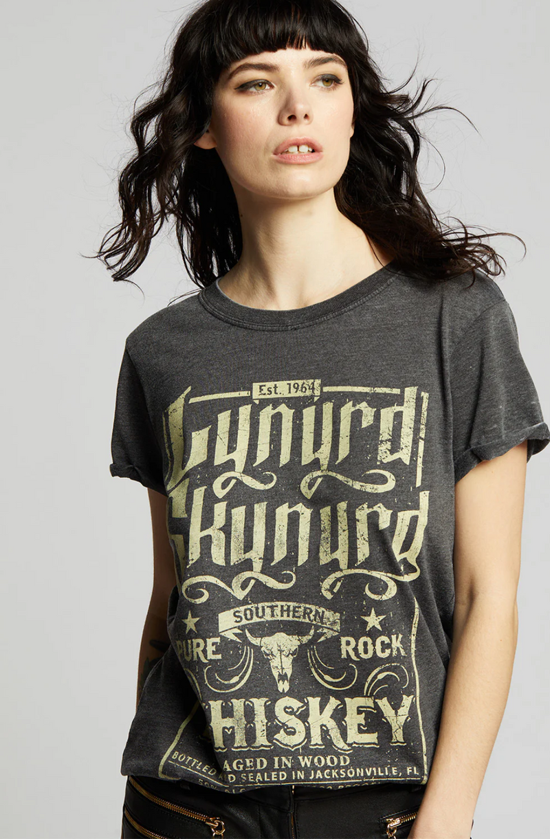 Black 228 Lynyrd Skynyrd Whiskey Tee