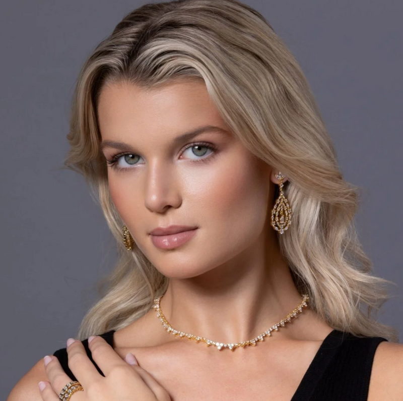 Chelsea Diamond Crystalline Choker
