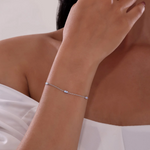 0.55 CTW Station Bracelet