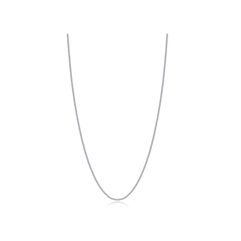 13.7 CTW 30-Inch Tennis Necklace