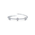 3.7 CTW Station Flexible Tennis Bracelet