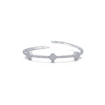 3.7 CTW Station Flexible Tennis Bracelet