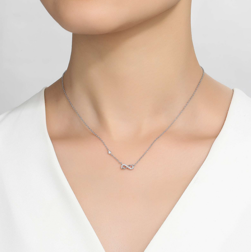 0.36 CTW Infinity Necklace