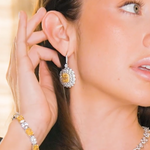 Royal 10 Earrings Canary Yellow