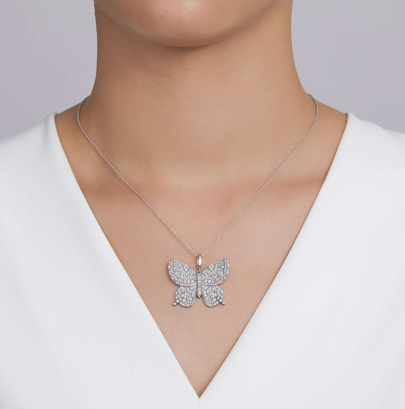 Butterfly Pendant Necklace