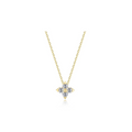 Gold Trillium Bloom Necklace