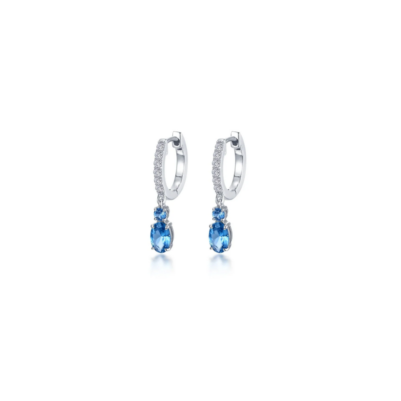 1.15 CTW Huggie Hoop Earrings