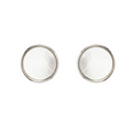 Sterling Silver MOP Stud Earrings