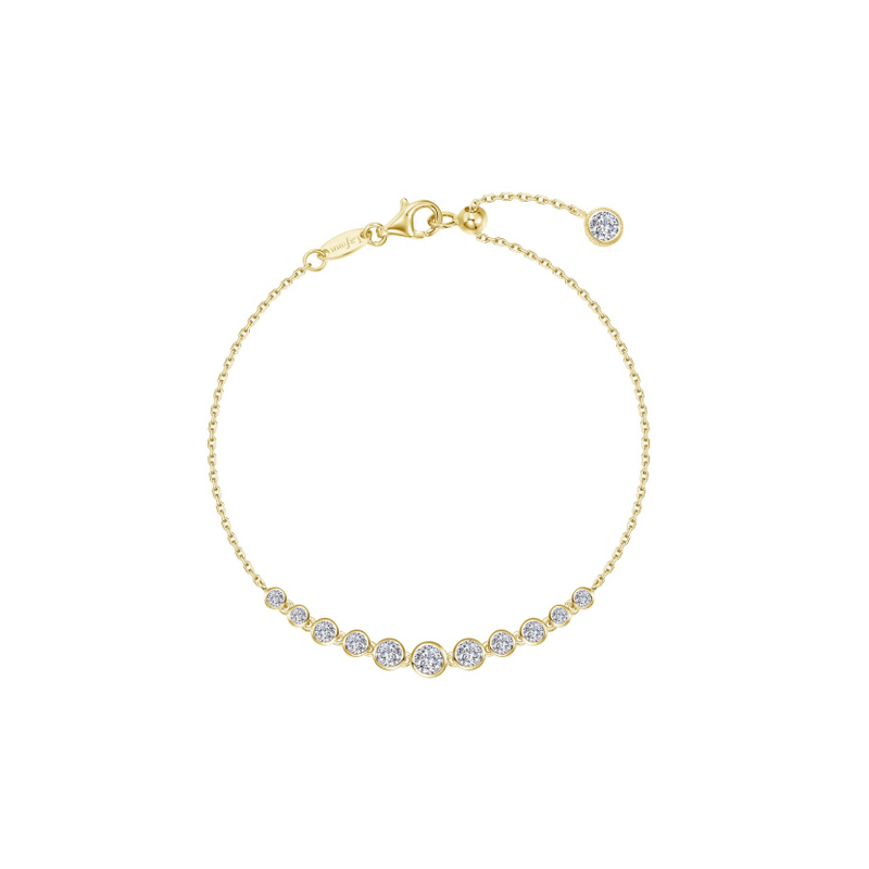 CL S.S. GP 0.96 CTW Chain Bezel Link Bracelet