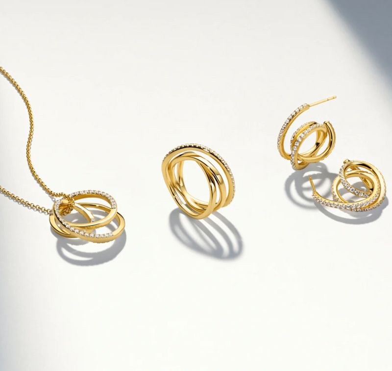 Gold Spirale Ring Size