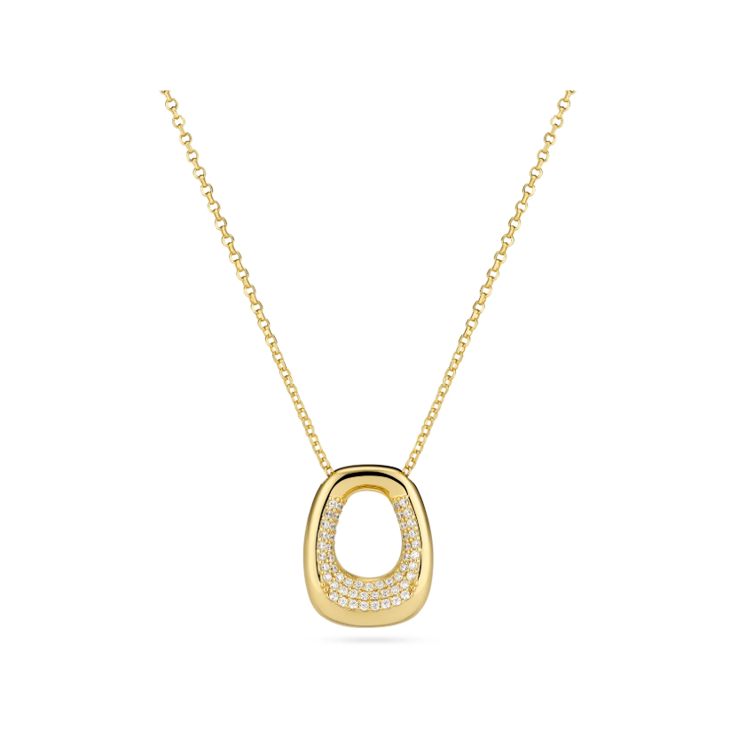 Gold CZ Borsa Piccolo Necklace