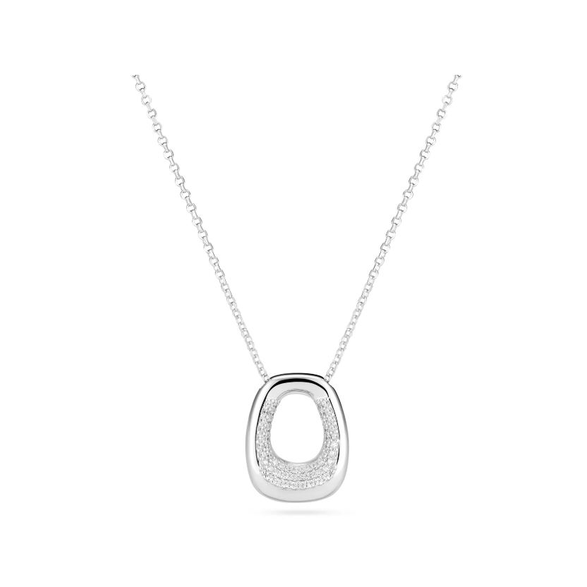Silver CZ Borsa Piccolo Necklace
