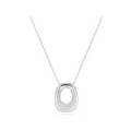 Silver CZ Borsa Piccolo Necklace