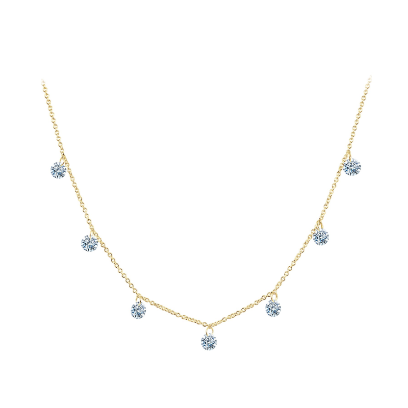 Frameless Raindrop Necklace