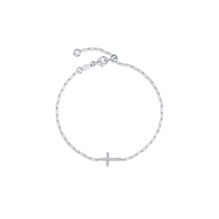 Silver Thread of Faith Bracelet