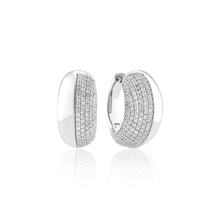 Silver Fasano Piccolo Earrings