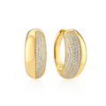 Gold CZ Fasano Grande Earrings