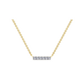 0.09 CTW Dainty Bar Necklace