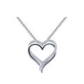 Double-Heart Pendant Necklace