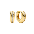 Gold CZ Palermo Piccolo Earrings