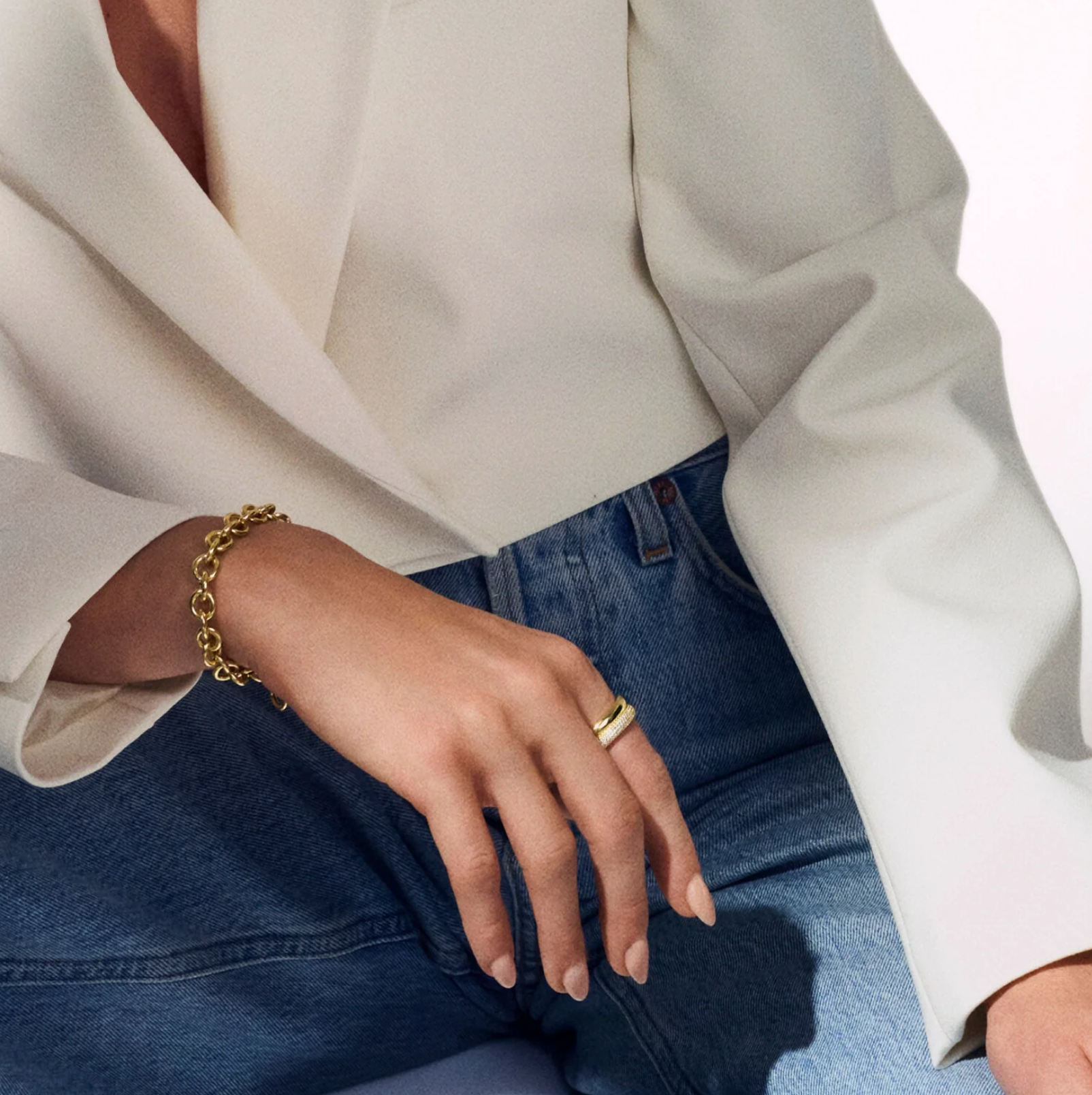 Gold Bracelet Carrara