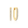 Gold CZ Capizzi Piccolo Earrings