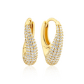 Gold CZ Glorenza Piccolo Earrings