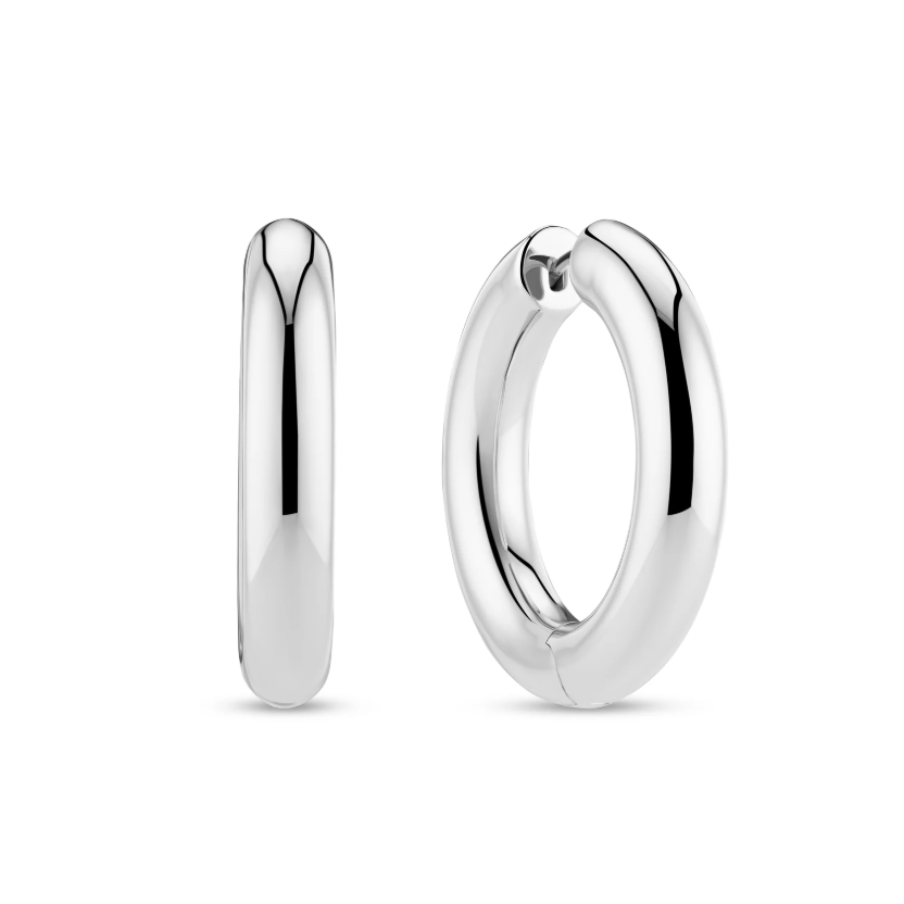 Silver Carrara X-Grande Pianura Earrings