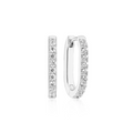Silver CZ Capizzi Piccolo Earrings