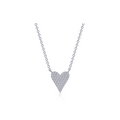Pave Heart Necklace