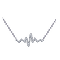 0.39 CTW Heartbeat Necklace