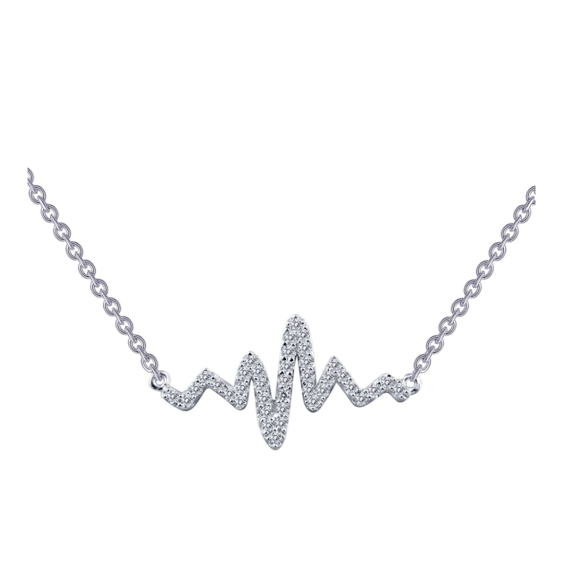 0.39 CTW Heartbeat Necklace