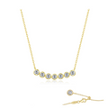Gold Bezels of Joy Necklace