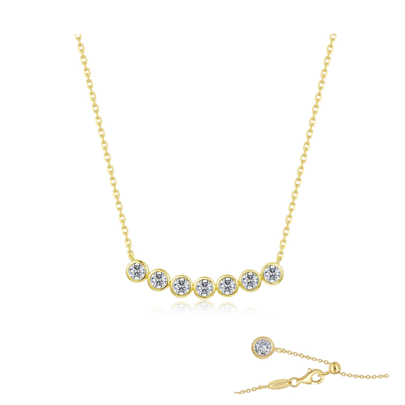 Gold Bezels of Joy Necklace