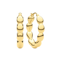 Gold Goccia Cerchietto Medio Earrings