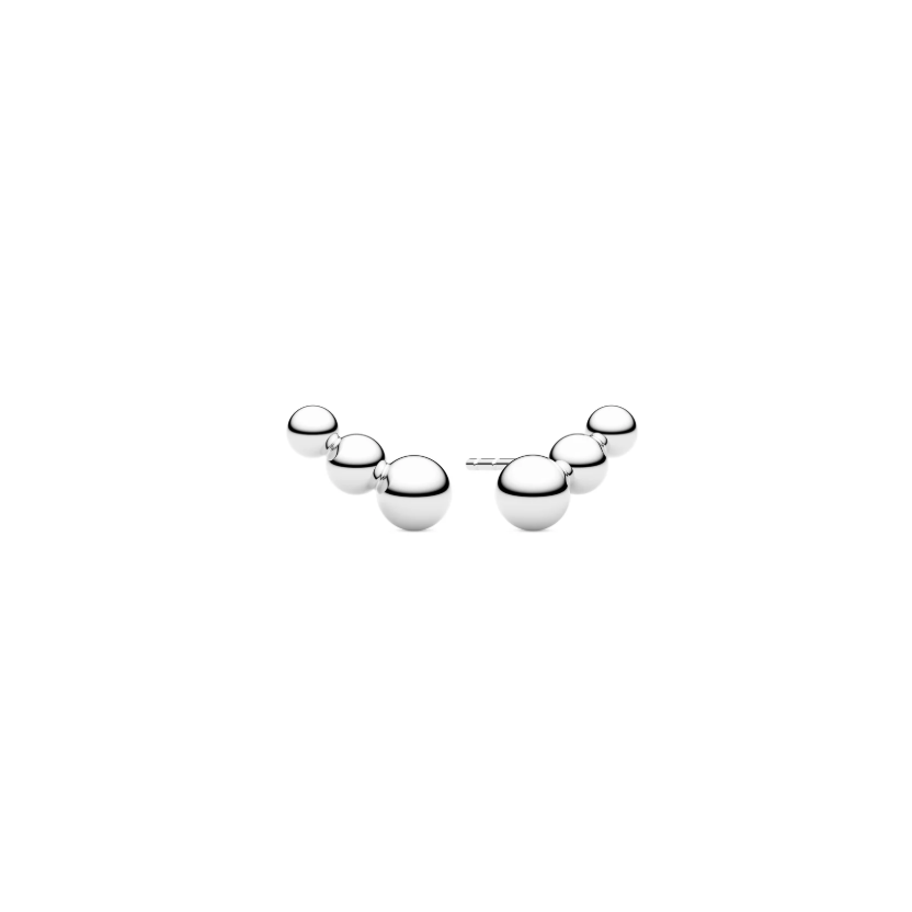Silver Bormio Piccolo Earrings
