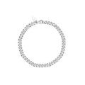 Large Cleo Cuban Bracelet Silver