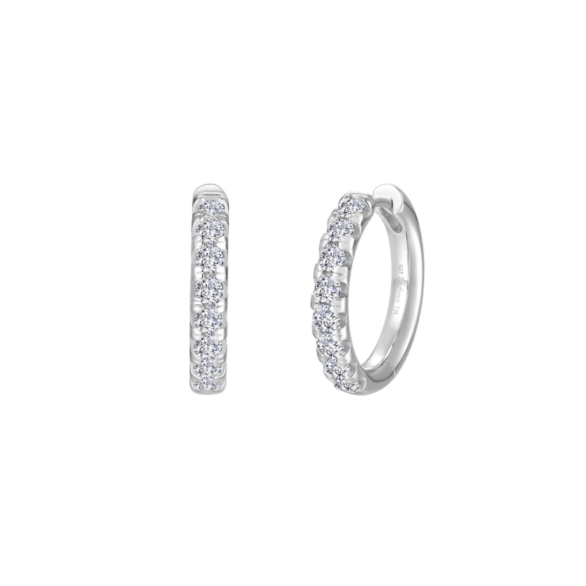 Madison Hoop Earrings Silver