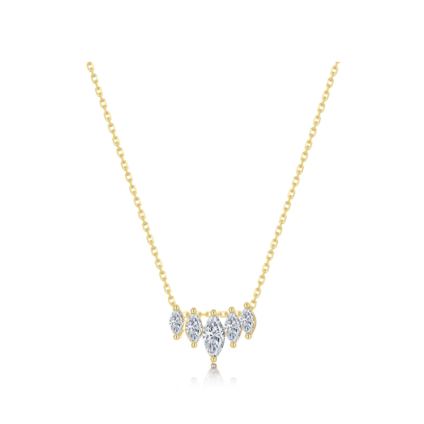 Marquise Crown Necklace