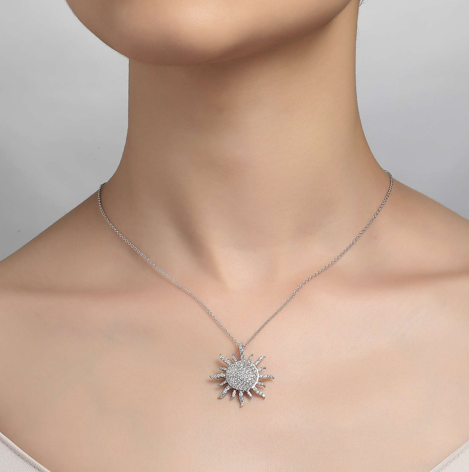 Sunburst Pendant Necklace