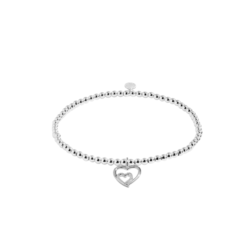 Mother's Day A Little 'Happy First Mother's Day' Bracelet in Silver Plating
