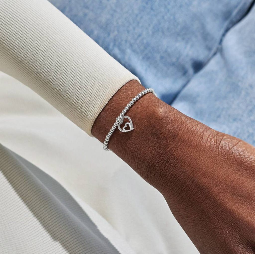 Mother's Day A Little 'Happy First Mother's Day' Bracelet in Silver Plating