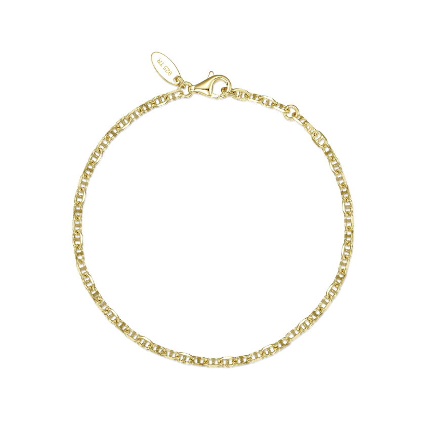 Gold Medium Lucy Chain Bracelet